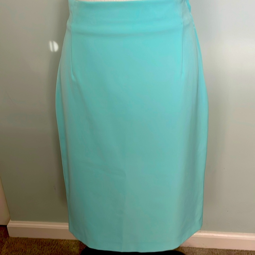 Zara Aqua Straight Skirt sz L